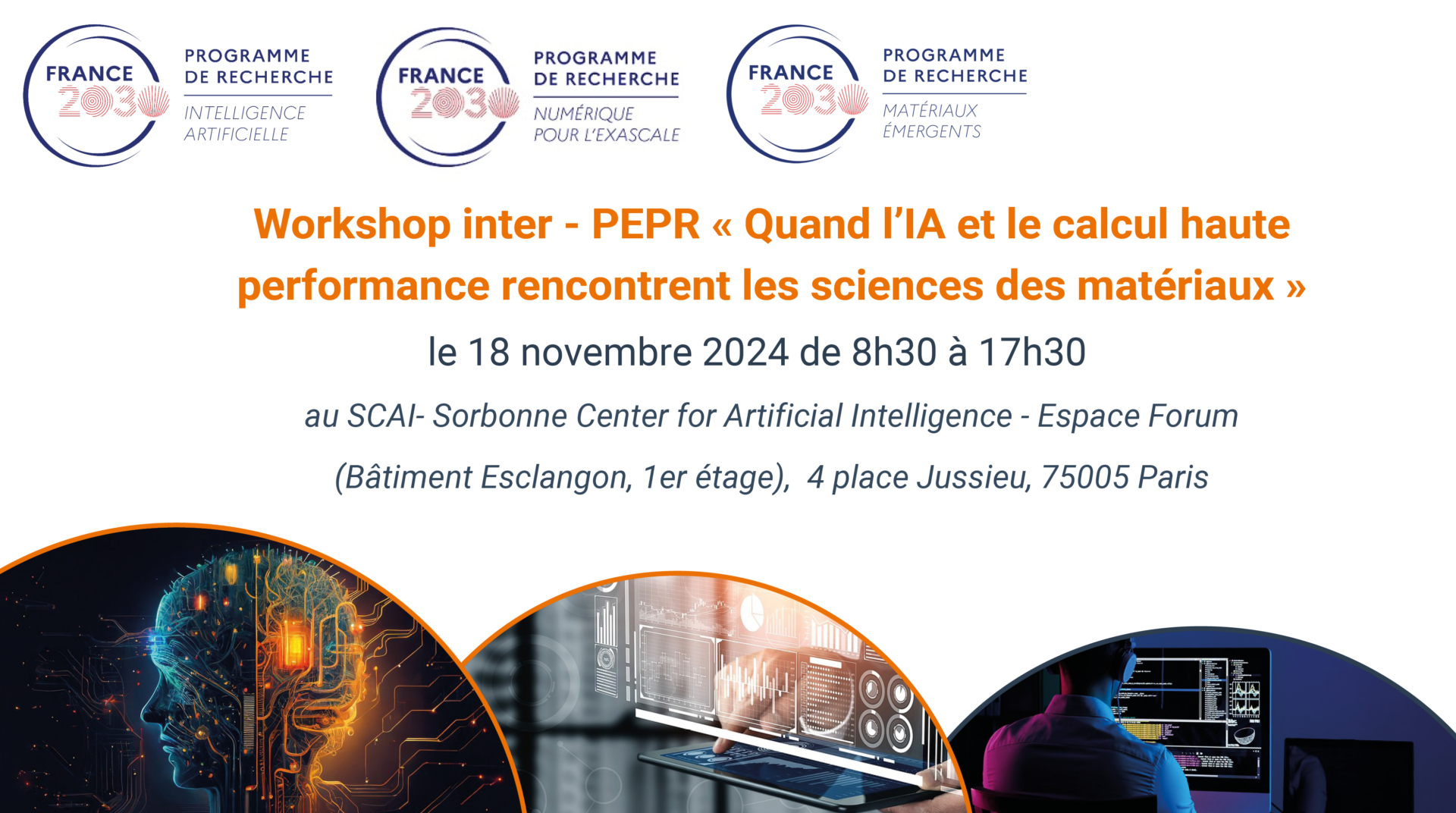 Journée PEPR IA, PEPR DIADEM et PEPR NumPex