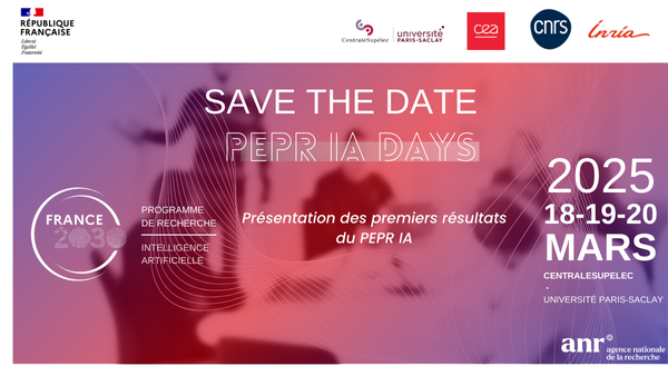 Save The Date : PEPR IA Days 2025